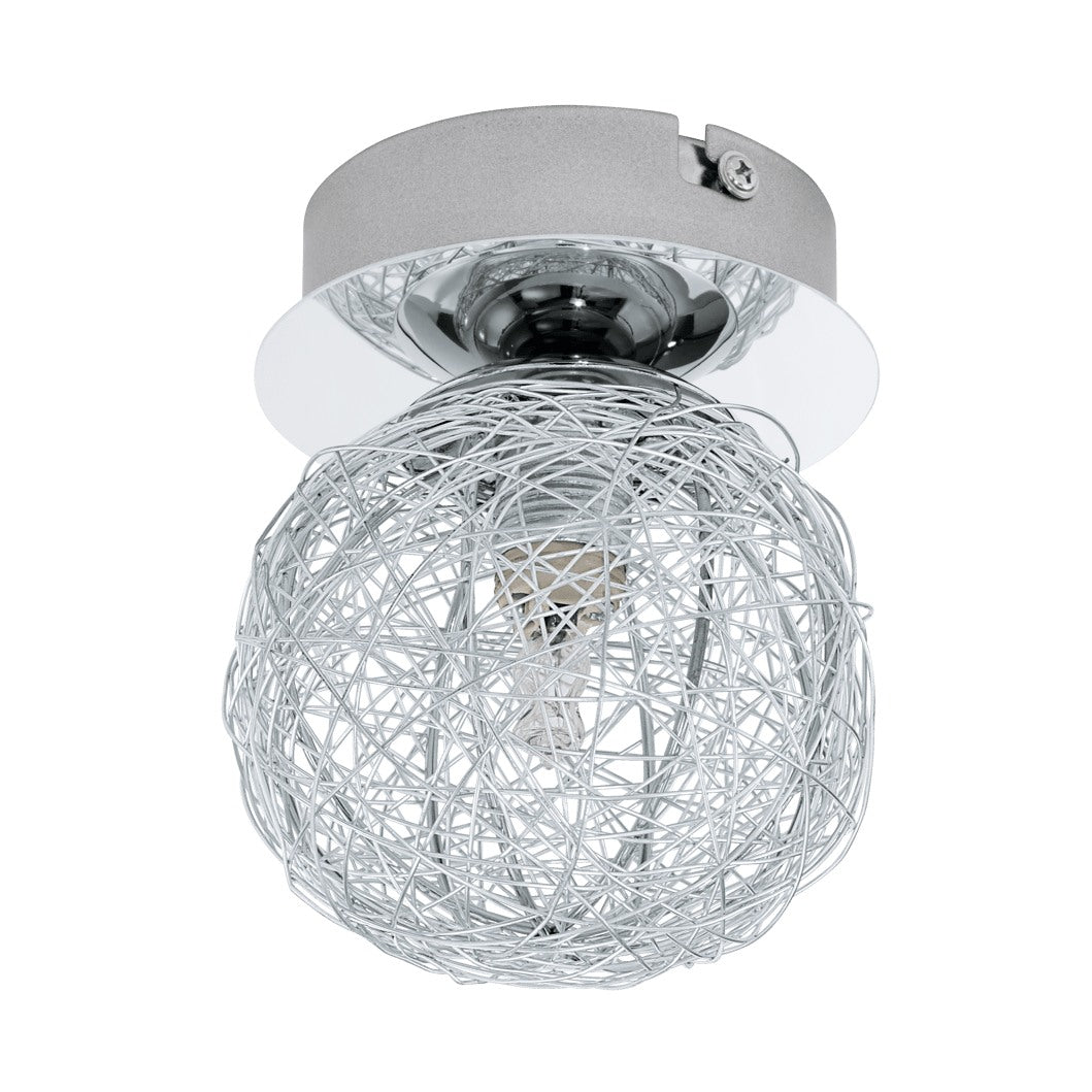 Стенна лампа EGLO Prodo, G9, Ø130 мм, хром/алуминий, SKU 31544